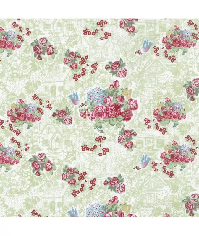 Compra ora - Lecien - LOYAL HEIGTHS by JERA BRANDVIG fondo Verde tema Fiori