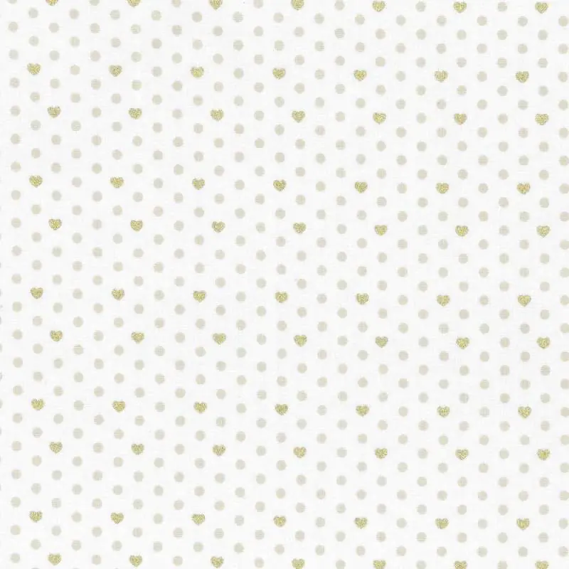 Lecien - LOYAL HEIGTHS by JERA BRANDVIG Fondo bianco Tema pois e cuori - Top vendite