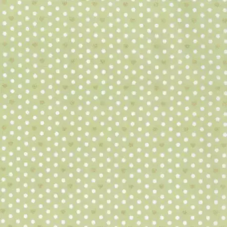 Fine serie | Lecien - LOYAL HEIGTHS by JERA BRANDVIG Fondo Menta Tema pois e cuori