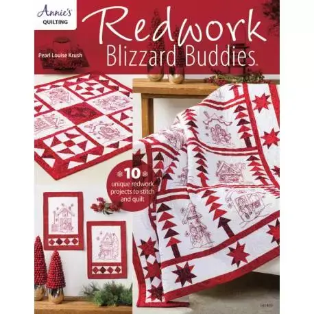 Redwork Blizzard Buddies - 48 pagine - Ordinabile