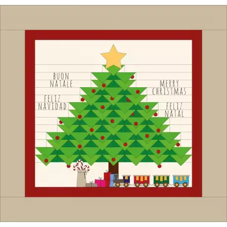 Scelto dai clienti - Kit Pannello Patchwork Albero di Natale