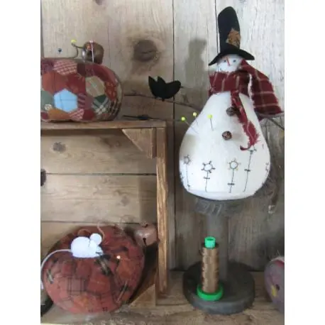 Pincuschions - Cartamodello per Puntaspilli Zucca e Pupazzo di Neve - Sconto