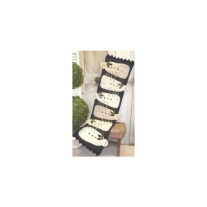 Snowdrops - Cartamodello Runner Pupazzi di Neve, 12 x 44 pollici, by Heart to Hand | Acquista subito