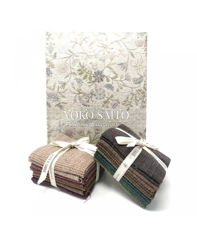 Scorte quasi esaurite | Libro di Yoko Saito + 2 Pacchetti di Tessuto Giapponese