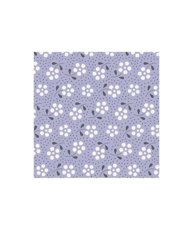 Tilda 110 Meadow Basics Slate, Tessuto con Fiori su fondo Ardesia - Più venduto