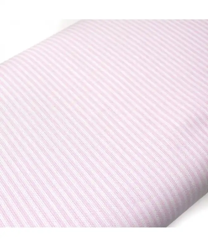 Tessuto Piquet a Righe Rosa e Bianche, h150 - Offerta speciale