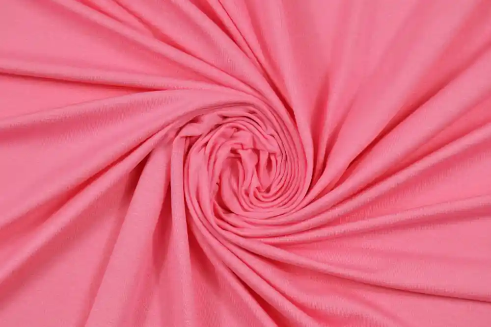 Jersey di cotone bi-stretch rosa - Offerta del giorno