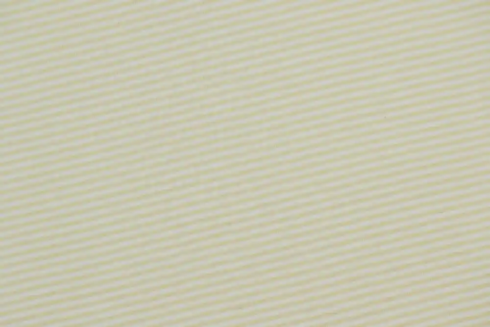 Buon prezzo - Jersey di cotone stretch a righe diagonali bianco e pesca chiaro