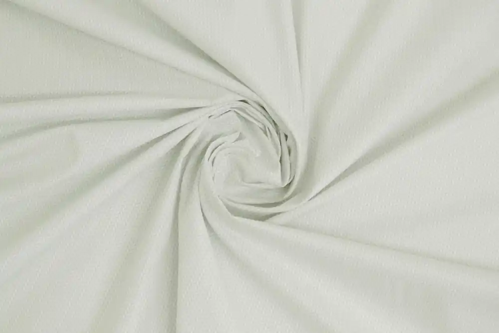 Scampolo 300x160cm di BIMBI- Cotone fantasia chevron bianco grigio Oeko-Tex | Soddisfatti o rimborsati