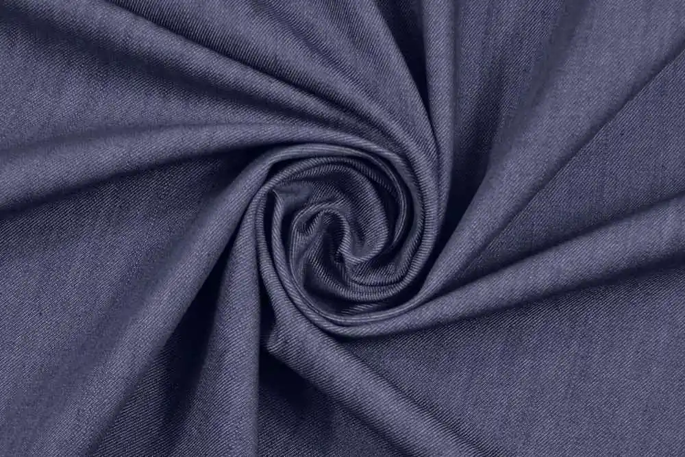 Scampolo 300x155cm di Denim di cotone blu lavato 580g - Ordina oggi