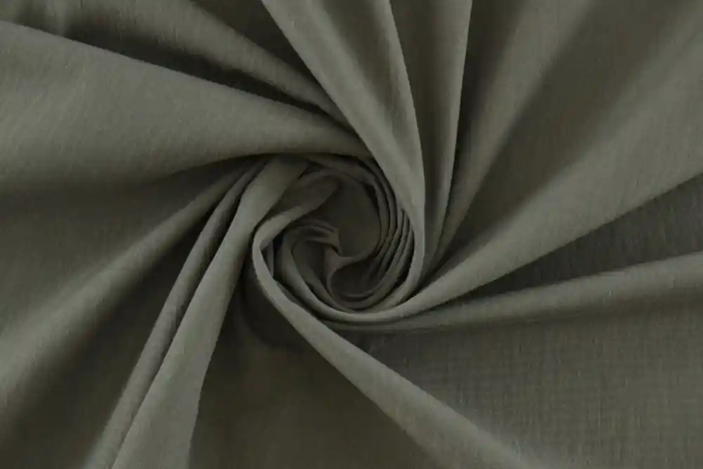 Scampolo 300x140cm di Tessuto d‘arredamento goffrato grigio talpa scuro - Fino a esaurimento scorte