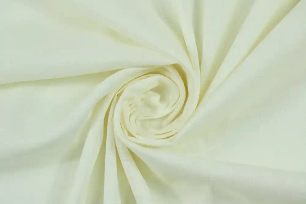 Prezzo conveniente - Scampolo 300x150cm di Lino viscosa trama larga avorio