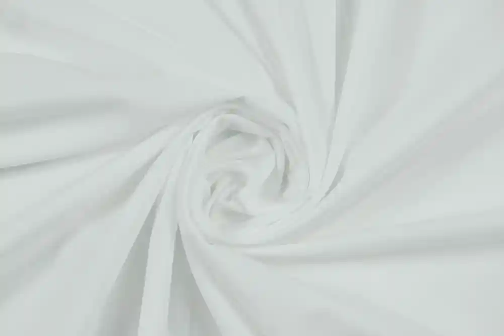 Scampolo 300x159cm di Mussola leggera di cotone bianco ottico | Quantità limitata