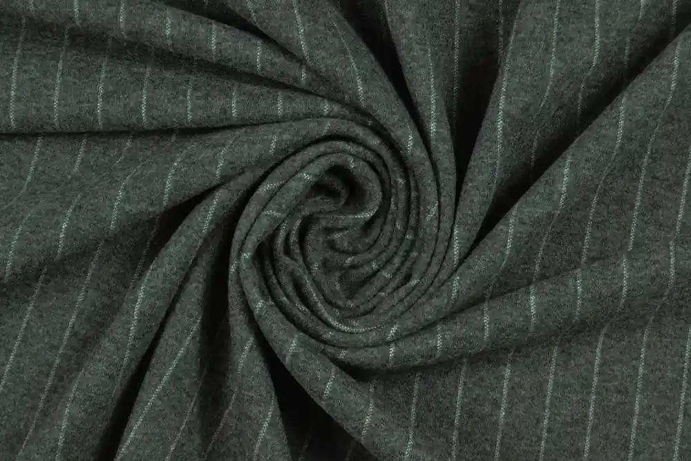 Scampolo 300x149cm di Maglia punto Milano in lana grigio gessato - Solo questa settimana