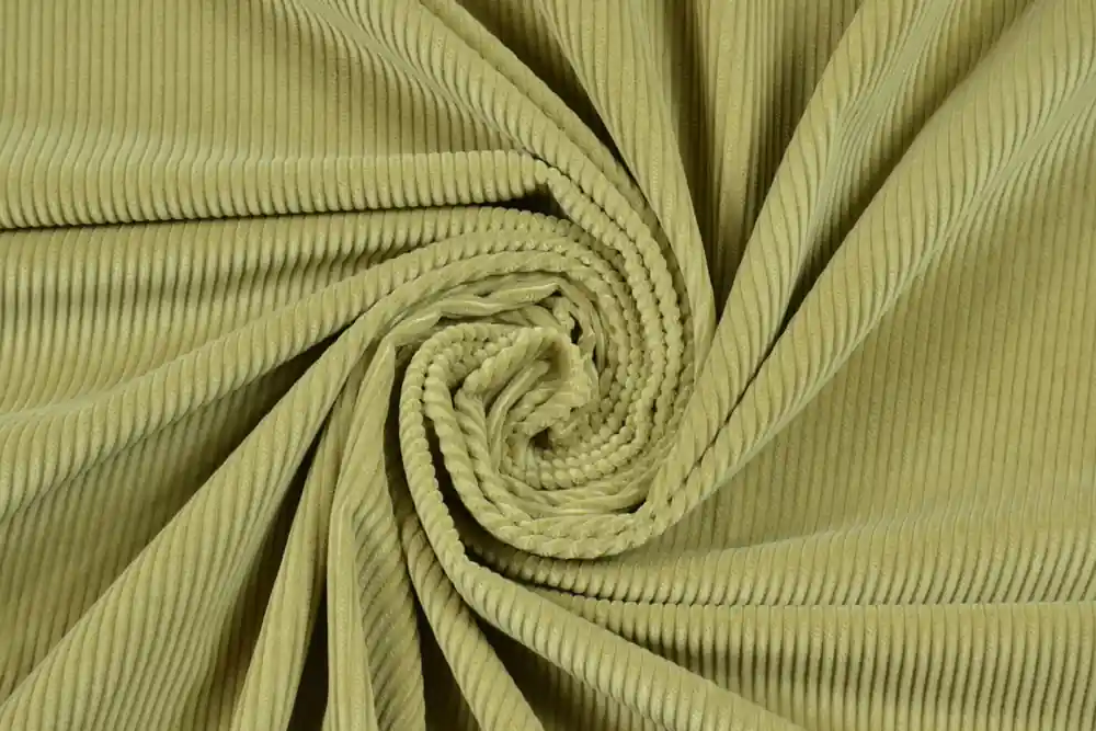 Scampolo 300x154cm di Velluto di cotone a coste 750 righe beige | Consigliato