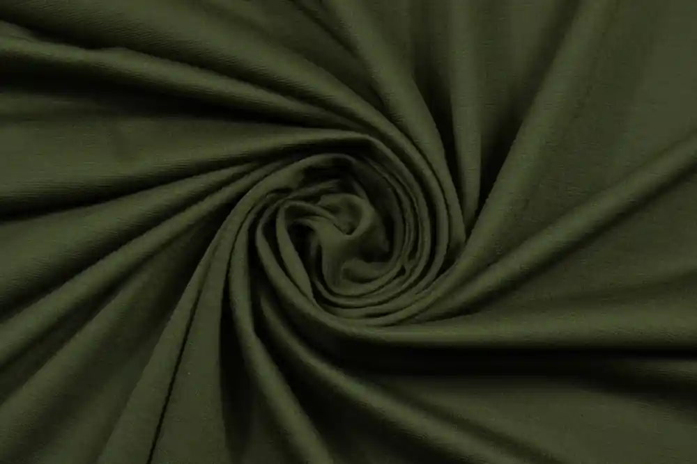 Scelta dei clienti - Scampolo 300x150cm di Punto Milano stretch verde muschio scuro