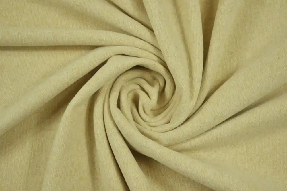 Acquisto sicuro - Scampolo 300x162cm di Maglia felpata di cotone beige
