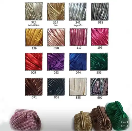 Molto richiesto | jolly/ glossy fettuccia micropoliestere metallizzata gr 100/45 mt 3 gomitoli