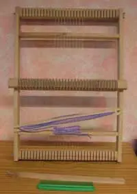 Telaio tessitura – tessuto 27 cm – con 2 navette e 1 pettine - Ultime disponibilità