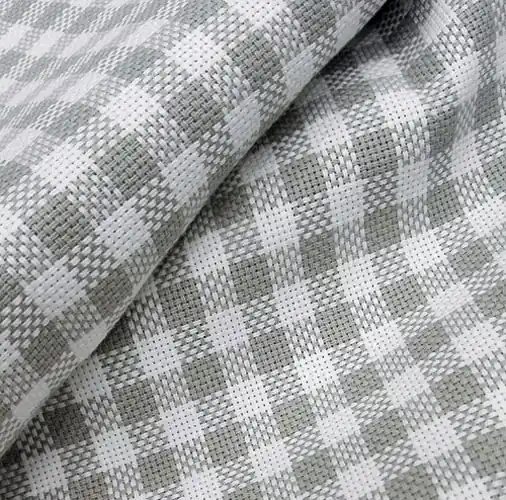 Prezzo di fabbrica | Colonia a quadretti bollito Graziano – grigio, 80 fori, altezza 180 cm – multipli 50 cm
