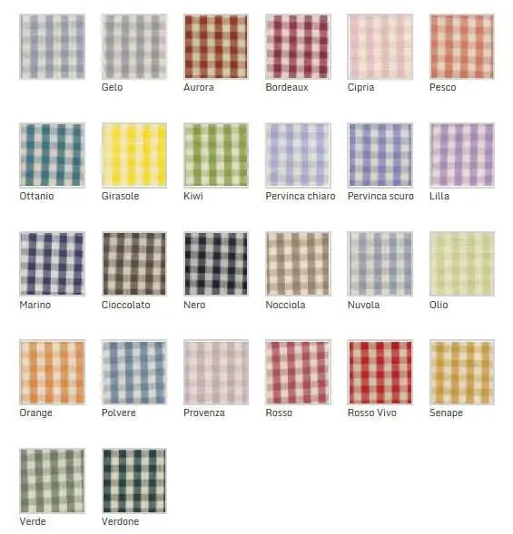 Tela in puro cotone Grigoletto per ricamo svizzero – quadretto 0,5 cm (h 180 cm) – vendita a multipli di 50 cm | Outlet