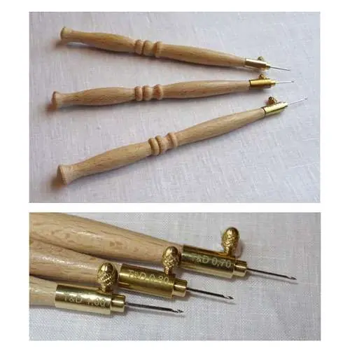 Uncinetto Luneville – manico + mandrino con punta 70/80/100 – Made in Italy | Scorte limitate