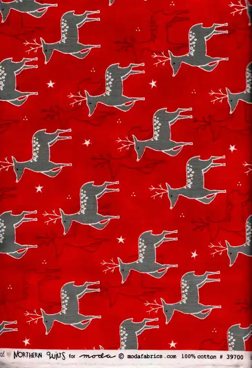 “jol” by wenche wolff hatling of northern quilts for moda, renne vendita a multipli di 50 cm - Affare
