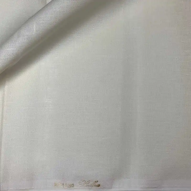 Tessuto Puro Lino Bellora 70 Ecrù 50 Cm | Premium