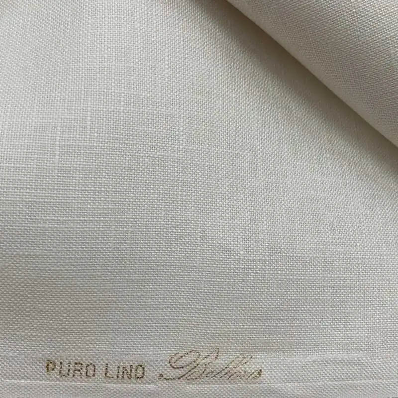 Ultima novità | Tessuto Puro Lino Bellora 2000 180 Panna 50 Cm