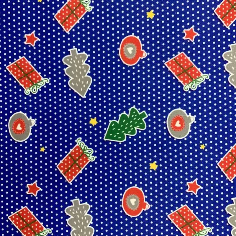 Tessuto Pannolenci Natale Regali Pois 20 Cm | Offerta imperdibile
