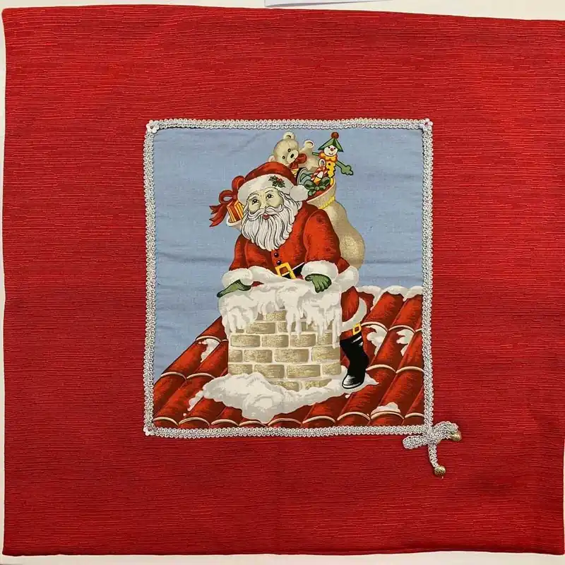 Ultimo arrivo | Cuscino Applicazione Natale 50x50 Cm
