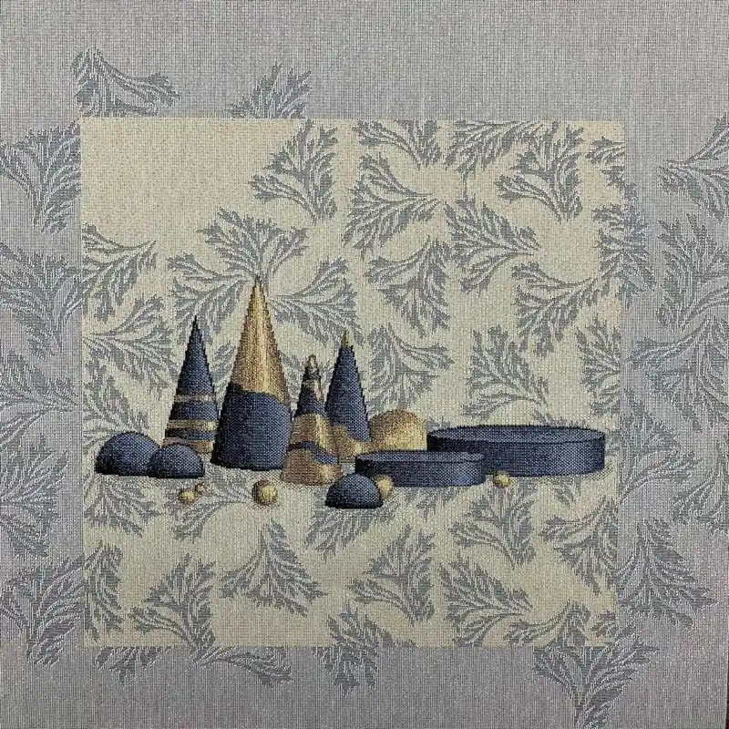 Offerta limitata | Pannello Gobelin Christmas Minimal Blu 45x45 Cm