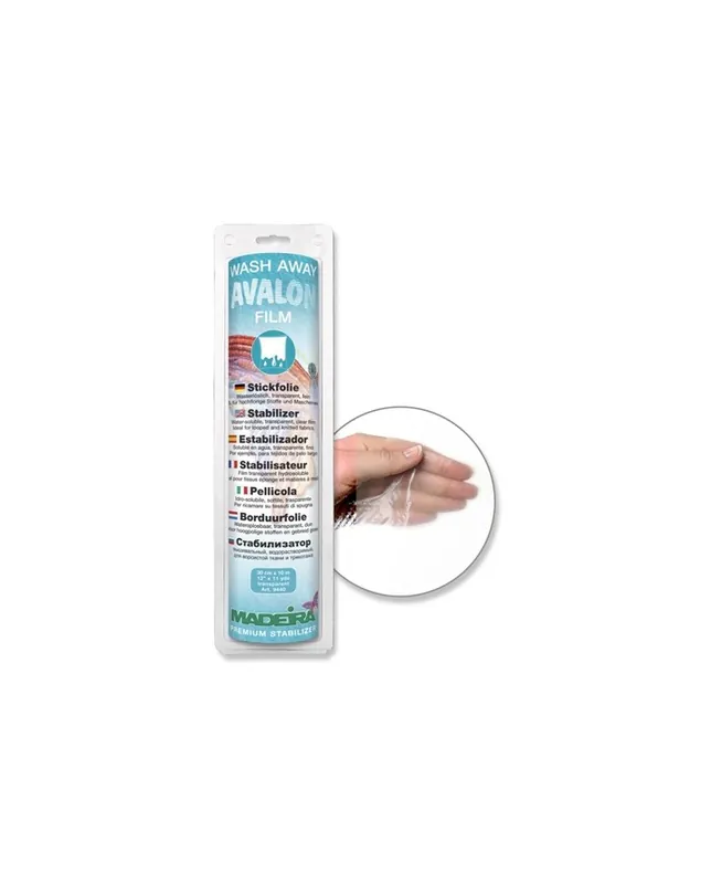 Offerta speciale | MADEIRA 9440 Stabilizzatore Avalon Film Wash Away fisellina idrosolobile solubile acqua ricamo
