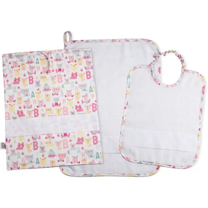 Set Asilo - Primi Passi - Rosa - Bianco - Grande offerta