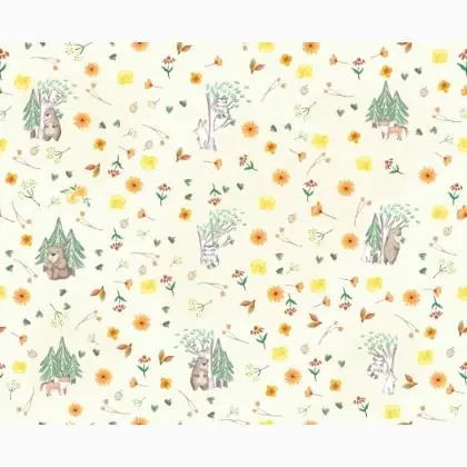 Mates of the Wood - Fair bear and friend (Soft Yellow) | Ordina oggi