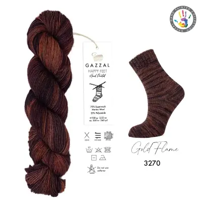 Risparmia ora - Happy Feet - Gold Flame - 3270