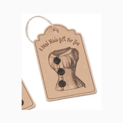 Etichetta Regalo - A Hand Made Gift For You - Corsetto | Novità in catalogo