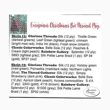 Tra i preferiti - European Christmas Box ThreadPkg