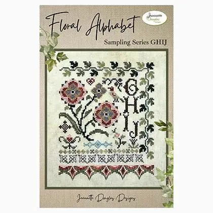 Floral Alphabet Sampling Series - GHIJ - Preferito dai clienti