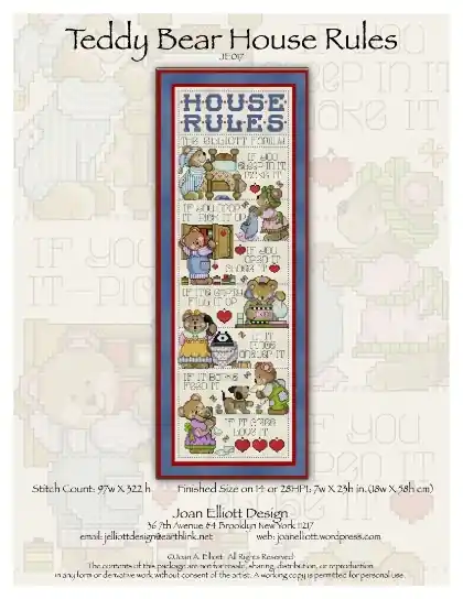 Teddy Bear House Rules - PDF - Ordina online