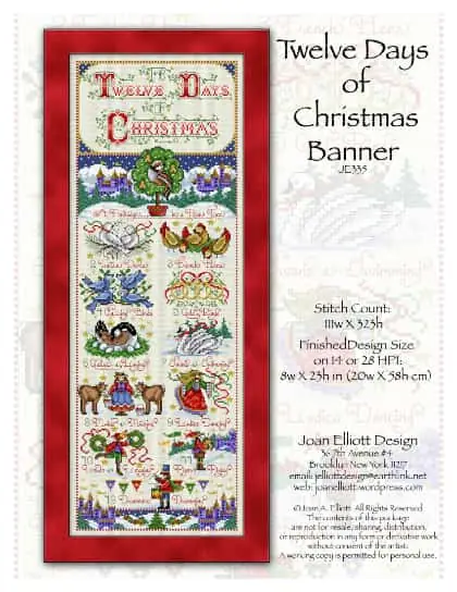 Ora disponibile | Twelve Days Of Christmas Banner