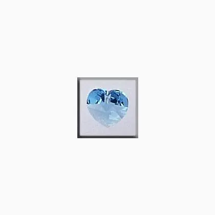 Grande affare | 13038 Small Heart Aquamarine