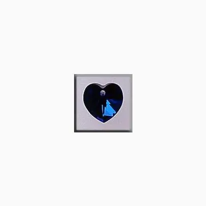 13041 Small Heart Bermuda Blue | Imperdibile