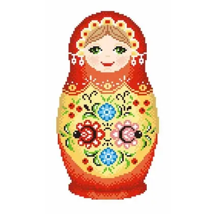 Matryoshka - Gorodets painting | Top vendite