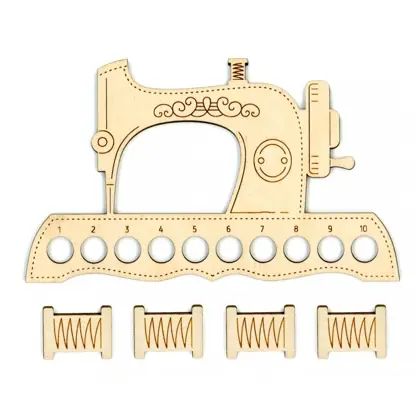 Ultimo arrivo | Porta filati - Sewing Machine + 4 Spool