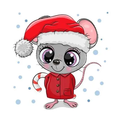 Christmas Mouse | Pronto per la spedizione