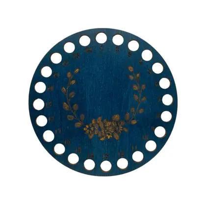 Risparmia di più | Round Mouliné Organizer - Blu