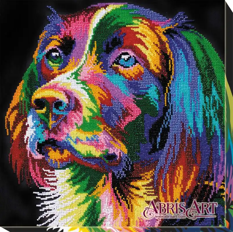 Ordina online | “Pop art. Cane”. Kit ricamo a perline