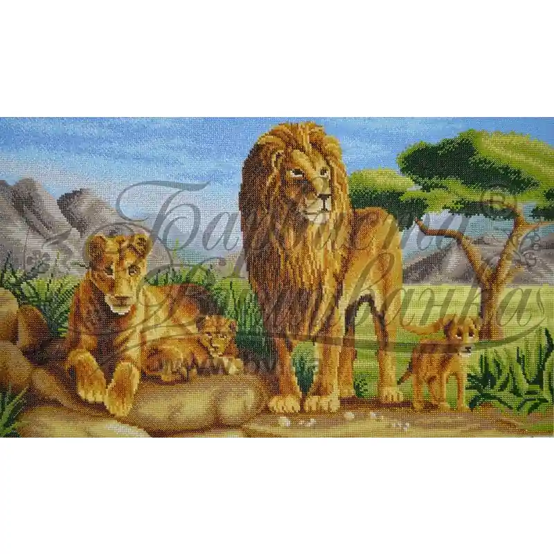 Sconti | “Leoni d’Africa”. Schema ricamo a perline