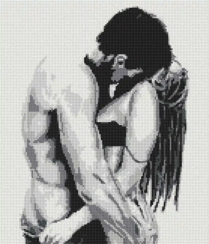 Spedizione immediata - “Passione d’amore”. Schema ricamo a perline